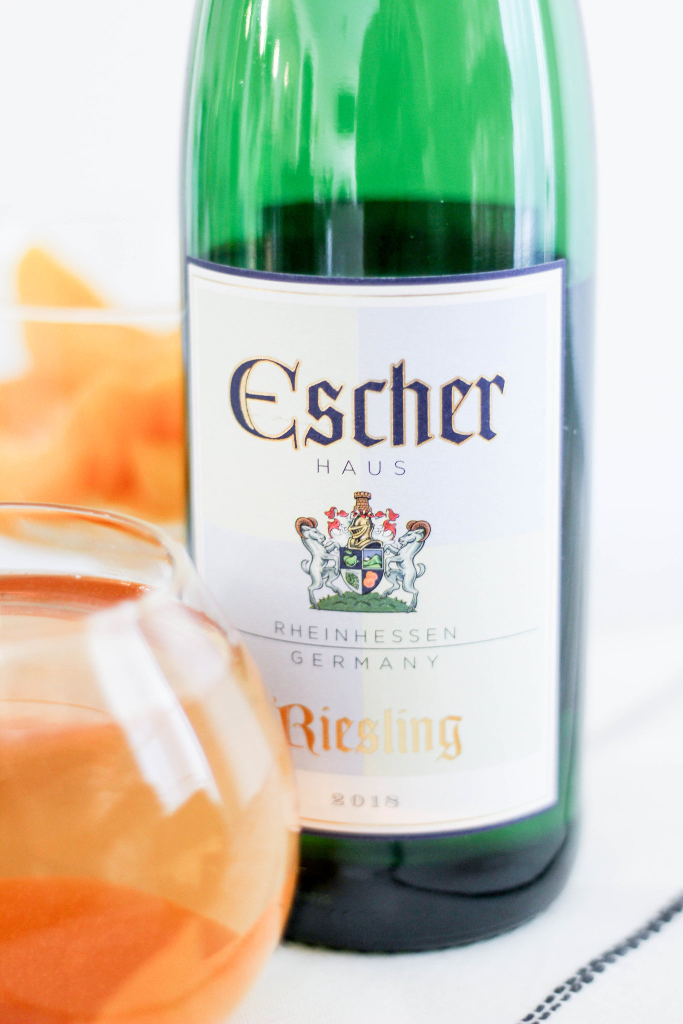 Riesling Peach Tea Corks + Cheers